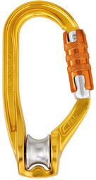 Karabinek z bloczkiem Petzl Rollclip A Triact-Lock