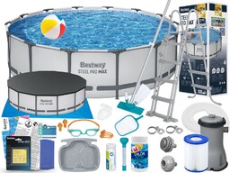Basen Bestway 427x107 Ogrodowy Stelażowy 56950 19w1