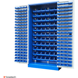 Szafa metalowa z pojemnikami 200 cm x 100