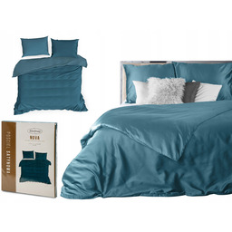 Eurofirany Pościel 200x220 Bawełna Satynowa Gładka Jednokolorowa Nova