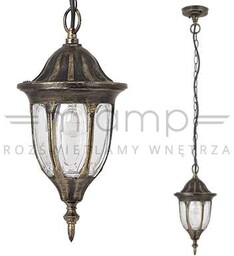 RABALUX 8374 Milano Lampa wisząca zewnętrzna IP43 złoto