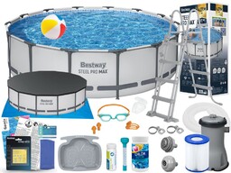 Basen Bestway 427x107 Ogrodowy Stelażowy 56950 18w1
