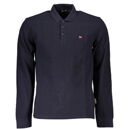 MĘSKA KOSZULKA POLO NAPAPIJRI Z DŁUGIM RĘKAWEM NIEBIESKA