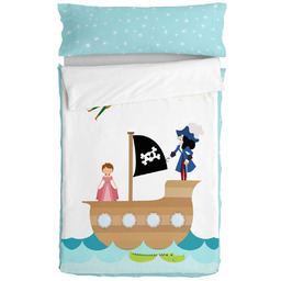 HappyFriday Mr Fox Flying Boy śpiwór z wypełnieniem,