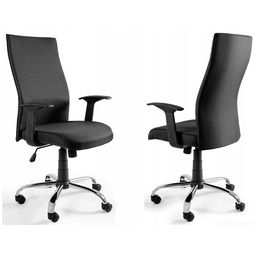 Krzesło biurowe Czarne Black On Black Unique 130kg