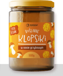 Roślinne klopsiki w sosie grzybowym 500g