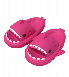 Grube Klapki Na Basen Rekiny Antypoślizgowe Kapcie Shark
