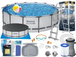 Basen Bestway 427x107 Ogrodowy Stelażowy 56950 15w1