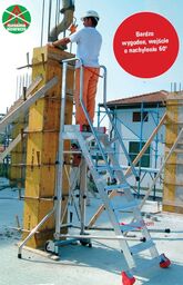Drabina magazynowa 5-stopniowa FARAONE MF.T 150 - 3,28