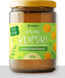 Roślinne klopsiki w sosie koperkowym 500g