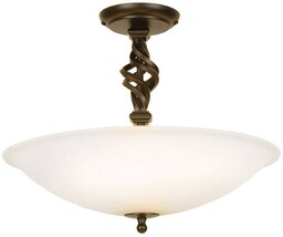 Elstead Lighting Plafon Pembroke PB-SF-A-BLK-GOLD czarno-złota oprawa