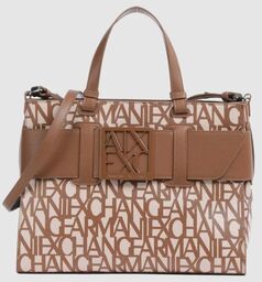 ARMANI EXCHANGE Brązowa torebka klasyczna
