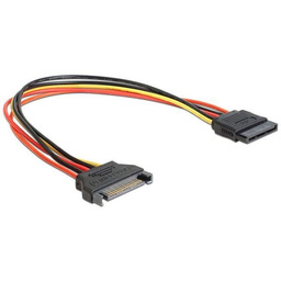 Gembird Przedłużacz SATA M/F 15PIN 30cm