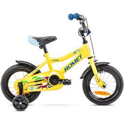 Rower dziecięcy Romet Tom 12 żółto -niebieski