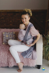 Chusta tkana Little Frog - Lovely Lavender -