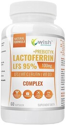 Wish Laktoferyna 100 mg, 60 kapsułek
