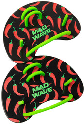 Mad wave finger paddles fun czarno/czerwony
