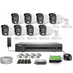 Zestaw do monitoringu 8x TVICAM-B5M-20DL 5Mpx IR20 Dwdr