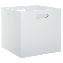 Pudełko do regału 31x31 białe MDF nowoczesne