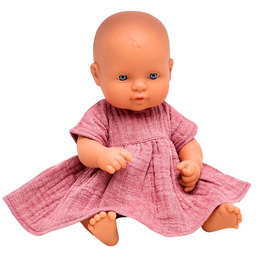 Ubranka Dla Lalki Miniland 32Cm Sukienka Z Muślinu,