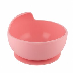 Canpol Babies Miseczka silikonowa z przyssawką pink