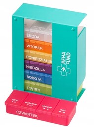 Kasetka Tygodniowa Na Leki - 4 Pora Dnia