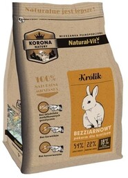 KORONA NATURY Natural-Vit pokarm dla królika 750g