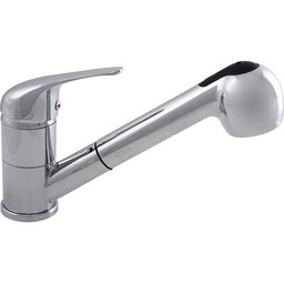 Bateria zlewozmywakowa stojąca z wyciąganą wylewką ROSSO BKR