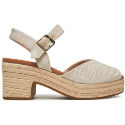 Espadryle Toms Isla Peep Toe 10021977 Écru