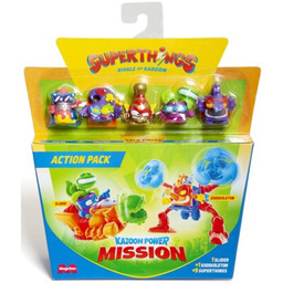 SUPERTHINGS Zestaw figurek Kazoom Power Mission Action Pack