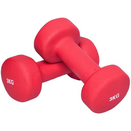 2x3 kg hantle gimnastyczne winylowe