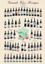 Empire 536709 plakat edukacyjny francuskie wina 68 x