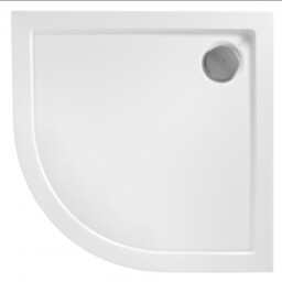 REA-K7906 Look White Brodzik półokrągły 80x100 prawy