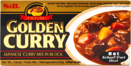 Golden Curry Hot (ostre) 220g - S&B -