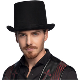 Kapelusz cylinder Steamtopper Deluxe czarny