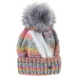 Zimowa czapka z pomponem Iceland kolorowa