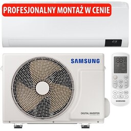 SAMSUNG Klimatyzator Split, Pompa ciepła powietrze - powietrze
