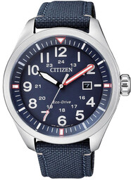 Zegarek CITIZEN AW5000-16L. SOLAR QUARTZ, Kolor niebieski. Mężczyzna.