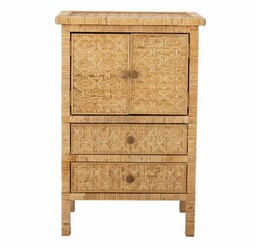 Bloomingville LORRIS Komoda Rattanowa