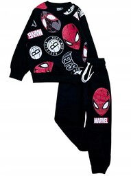Dres chłopięcy 110 Marvel Spiderman bluza+spodnie komplet dresy