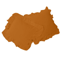 Darymex Komplet 2 szt. poszewek bawełnianych 40x40 Brązowa