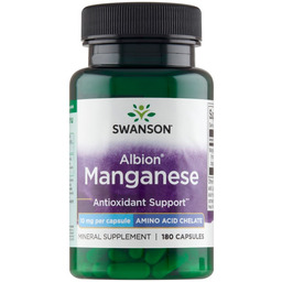 Swanson Albion Chelat Manganu 10mg 180kaps