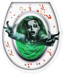 WIDMANN 05808 Zombie naklejka na deskę sedesową, uniseks