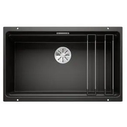Blanco ETAGON 700-U 525891 Granitowy Czarny Zlewozmywak prostokątny