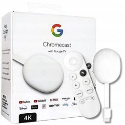 Google Chromecast 4.0 odtwarzacz multimedialny Smart TV obraz