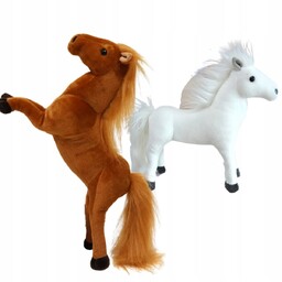 Pluszak Koń Konik Zabawka Maskotka Przytulanka Biały Lub