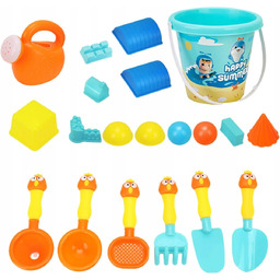 WIADERKO DO PIASKOWNICY zestaw zabawki do piasku łopatka