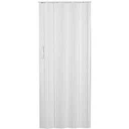 Drzwi harmonijkowe ST3A 83 x 202,5 cm BIAŁE