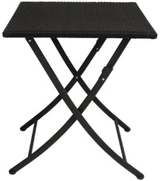 Bolero Stół składany czarny 60x60x(H)71cm