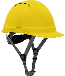 LAHTI PRO Kask ochronny L1041002 Żółty